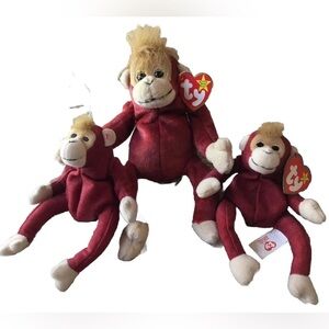 TY BEANIE BABY TEENIE SCHWEETHEART MONKEY LOT
